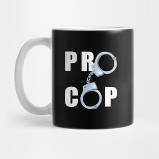 Pro Cops Handcuffs Police Officer Mug